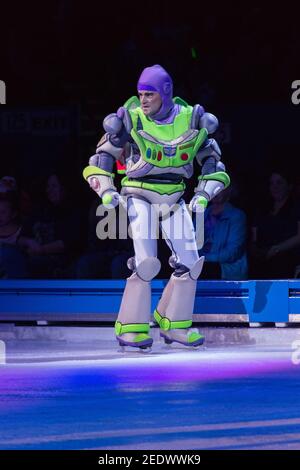 Disney On Ice, Toronto, Kanada - 19. März 2016. Die Show zum 100. Jahrestag Stockfoto