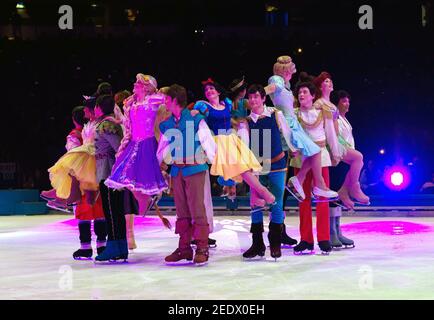 Disney On Ice, Toronto, Kanada - 19. März 2016. Die Show zum 100. Jahrestag Stockfoto