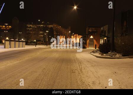 Coeur D' Alene Idaho Winter Stockfoto