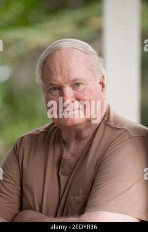 BEAUFORT, SOUTH CAROLINA-SEPTEMBER 17, 2015: Nahaufnahme Porträt des Bestsellers Autor Pat Conroy, die meistverkauften Romane gehören Prinz von Tides und Stockfoto