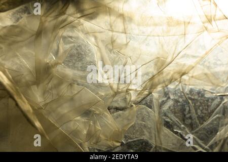 Hintergrund mit plastischer Textur. Stockfoto