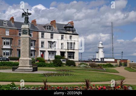 Headland War Memorial, Redheugh Gardens, Cliff Terrace, Hartlepool, County Durham, England Stockfoto