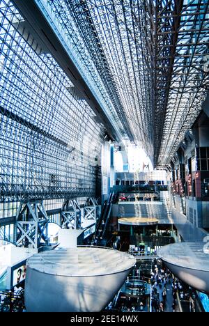 Kyoto Bahnhof, Kyoto, Japan, Asien Stockfoto