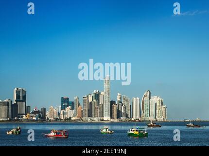 Panama City Küstenlandschaft, Panama, Mittelamerika Stockfoto