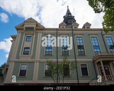 Außenansicht des Provincetown City Hall. Stockfoto