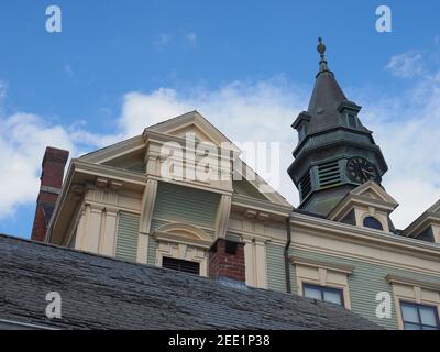 Außenansicht des Provincetown City Hall. Stockfoto