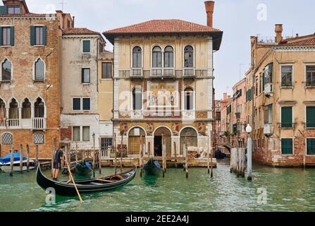 Palazzo Salviati Am Canal Grande, Venedig, Venetien, Italien Stockfoto