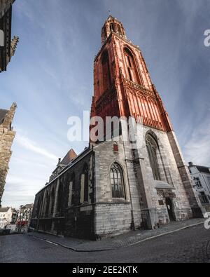 Das berühmte St. Janskerk, im Zentrum von Maastricht, Niederlande. Stockfoto