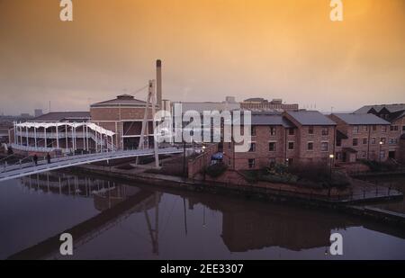 VEREINIGTES KÖNIGREICH. England. Yorkshire. Leeds. Tetleys Brewery Wharf. Stockfoto