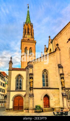 St. Laurenzen-Kirche in St. Gallen, Schweiz Stockfoto