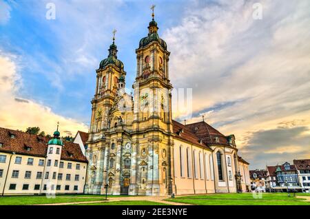 Kathedrale von St. Gallen, Schweiz Stockfoto