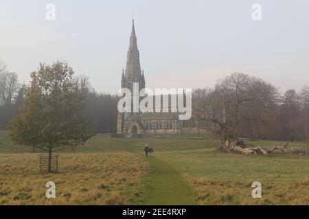St Mary's Church, Studley Royal Stockfoto