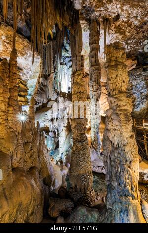 Karaca Cave ist ein Netzwerk von Höhlen Stockfoto