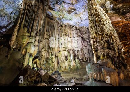 Karaca Cave ist ein Netzwerk von Höhlen Stockfoto