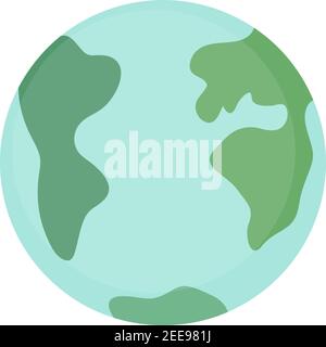 Grafik-Symbol für die Abbildung „Planet Erde“ Stock Vektor