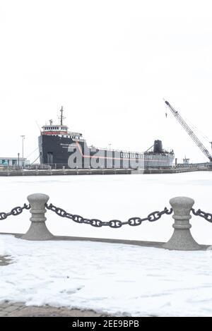 William G Mather Steamship in cleveland ohio Stockfoto