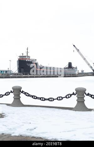 William G Mather Steamship in cleveland ohio Stockfoto