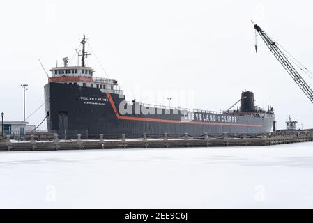 William G Mather Steamship in cleveland ohio Stockfoto