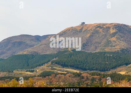 Mt. Komagatake in Hakone Stadt, Kanagawa, Japan. Stockfoto