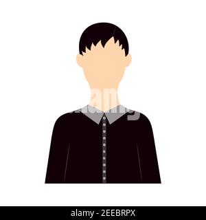 Europäische Frau Symbol Vektor Illustration Stock Vektor