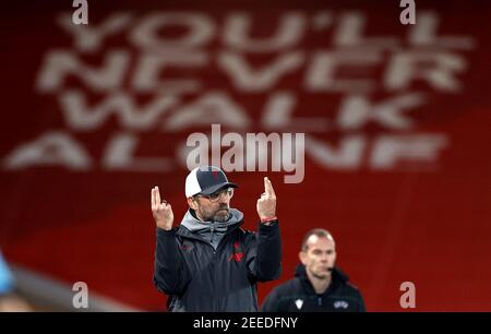 Aktenfoto vom 01-12-2020 von Liverpool Manager Jurgen Klopp. Ausgabedatum: Dienstag, 16. Februar 2021. Stockfoto
