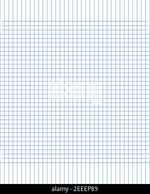 Rasterpapier. Abstrakter quadratischer Hintergrund mit farbigen Linien. Zeitmanagement-Konzept. Muster für Schule, Copybooks, Notizbücher, Tagebuch, Notizen, Bücher Stock Vektor