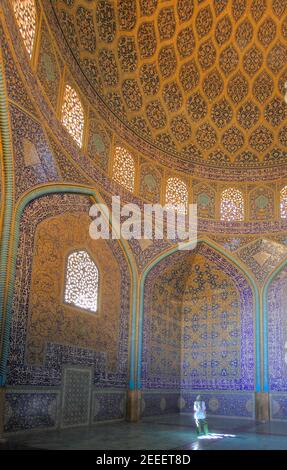 Masjed-e Sheikh Lotfollah Moschee, Isfahan, Iran Stockfoto