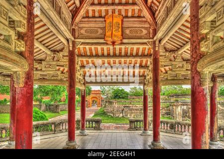 Hue Zitadelle, Vietnam Stockfoto