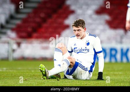 Kopenhagen, Dänemark. Februar 2021, 15th. Jens Etappe (6) des FC Kopenhagen im Superliga-Spiel 3F zwischen dem FC Kopenhagen und SoenderjyskE in Parken, Kopenhagen. (Foto Kredit: Gonzales Foto/Alamy Live News Stockfoto