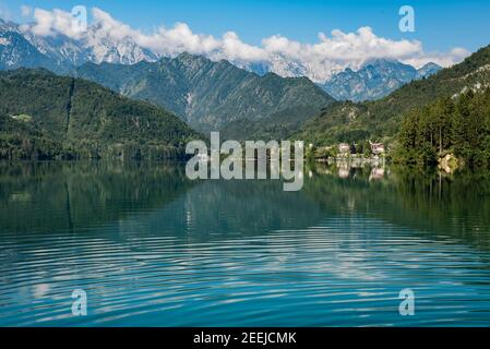 Lago di Barcis Stockfoto