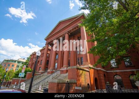 Massachusetts Middlesex County Registry of Deeds und Probate Court Gebäude in der Cambridge Street in East Cambridge, Massachusetts MA, USA. Stockfoto
