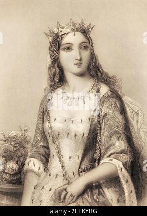 Margarete von Anjou, 1430 – 1482, Königin von England und Königin von Frankreich Stockfoto