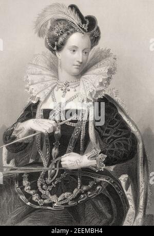 Elisabeth I., 1533 – 1603, Königin von England und Irland Stockfoto