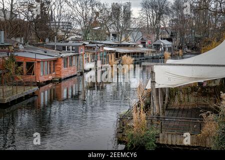 Wegen des Corona-Lockdowns geschlossener Club der Visionäre und Freischwimmer in Berlin-Treptow im Januar 2021 Stockfoto