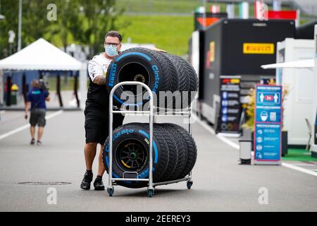 Renault F1 Team Fahrerlager Atmosphäre während der Formel 1 Rolex großer Preis von Osterreich 2020, großer Preis von Österreich vom 02. Bis 05. Juli 2020 auf dem Red Bull Ring, in Spielberg, Österreich - Foto Florent Gooden / DPPI Stockfoto