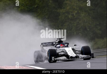 26 KVYAT Daniil (rus), Scuderia AlphaTauri Honda AT01, Aktion während der Formel 1 Aramco Magyar Nagydij 2020, großer Preis von Ungarn vom 17. Bis 19. Juli 2020 auf dem Hungaroring, in Budapest, Ungarn - Foto DPPI Stockfoto
