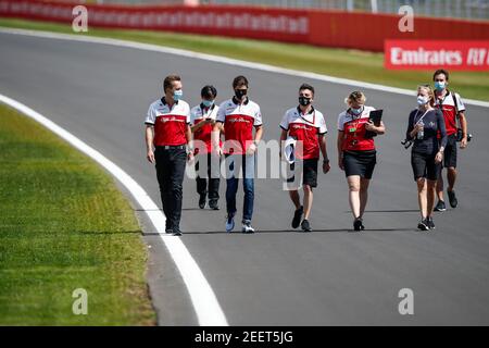 GIOVINAZZI Antonio (ita), Alfa Romeo Racing ORLEN C39, Portrait auf dem Track Walk während des Formel 1 Pirelli British Grand Prix 2020, vom 31. Juli bis 02. August 2020 auf dem Silverstone Circuit, in Silverstone, Großbritannien - Foto Xavi Bonilla / DPPI Stockfoto