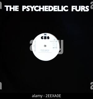 Die Psychedelischen Furs: 1981. SP Frontcover: Pretty in Pink/Mack the Knife Stockfoto