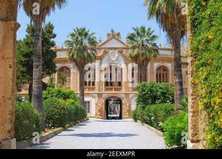 Villa Palagonia, Piazza Garibaldi, Citta di Bagheria, Provinz Palermo, Sizilien, Italien Stockfoto