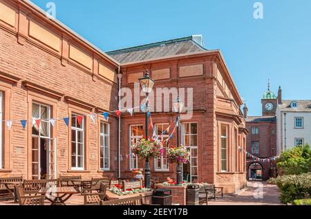Das Tullie House Museum and Art Gallery ist ein Museum in Carlisle, Cumbria in England Stockfoto