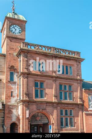 Das Tullie House Museum and Art Gallery ist ein Museum in Carlisle, Cumbria in England Stockfoto