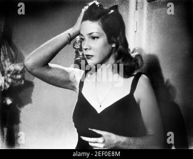 Maria Michi, am Set des italienischen Films, 'Paisan', Italienisch: 'Paisa', Arthur Mayer & Joseph Burstyn, MGM, 1946 Stockfoto