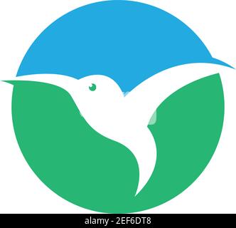 Hummingbird Logo Vorlage Vektor Symbol Illustration Design Stock Vektor