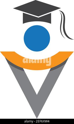 Bildung Logo Vorlage Bildung Logo Vorlage Vektor Symbol Illustration Design Stock Vektor