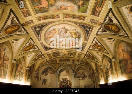 Italien, Toskana, Cortona, Museo Diocesano, ehemaligen St. Erlöser Kirche verziert mit Fresken von Vasari und Cristoforo Gherandi Stockfoto