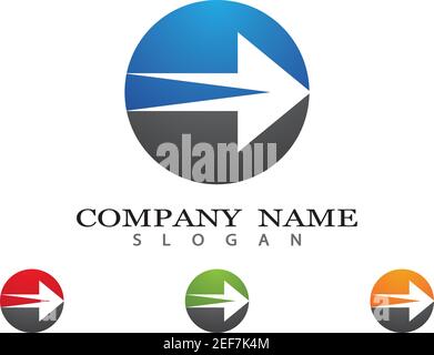 Pfeile vector illustration symbol Logo Template Design Stock Vektor
