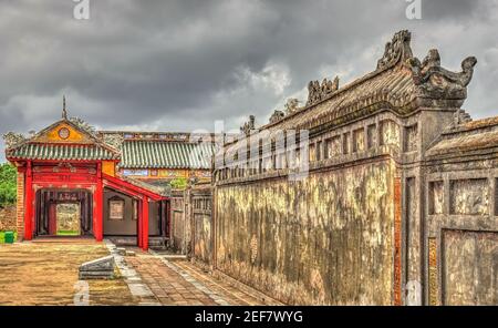 Hue Zitadelle, Vietnam Stockfoto