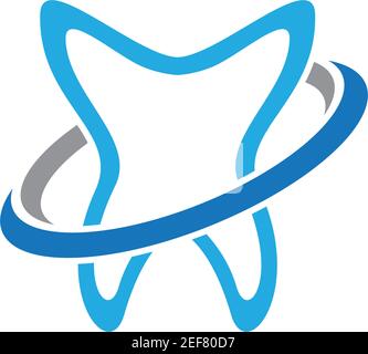 Zahnmedizinische logo Template Vector Illustration Icon Design Stock Vektor