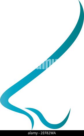 Nase Logo Vorlage Vektor Symbol Illustration Design Stock Vektor