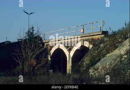 Wien, Nordbahnhof in den 1980ern, heute Stadtentwicklungsgebiet Stockfoto